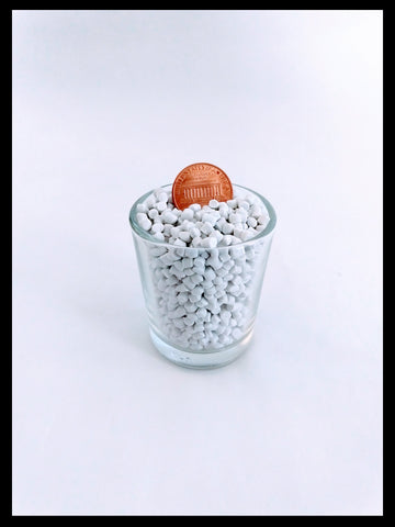 Heavy White Plastic Pellets