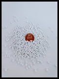 Heavy White Plastic Pellets