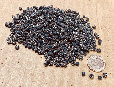 Textured Charcoal Poly Pellets